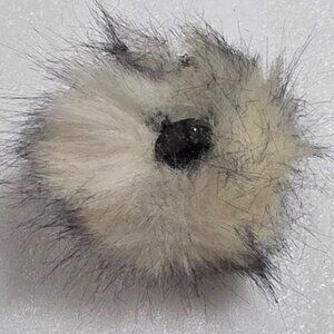 Jellycat OWL white & Gray Round Plush Keychain Bag Charm Mini 4"